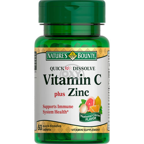 product-Витамин С плюс цинк Nature`s Bounty  №60 таблетки