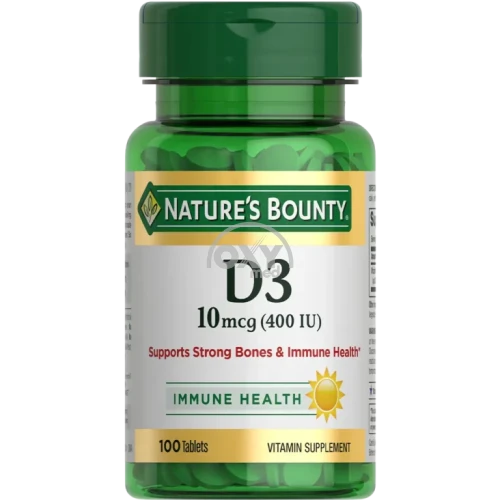 product-Витамин D3 Nature`s Bounty 10 mcg (400IU) №100табл