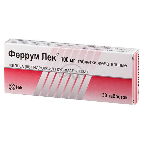 product-Феррум лек 100 мг №30