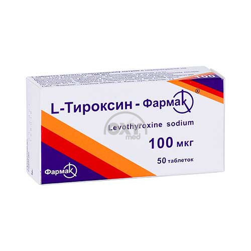 product-L-тироксин-Фармак 100мкг №50