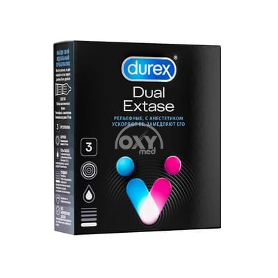 product-Презервативы "Durex" Dual Extase №3