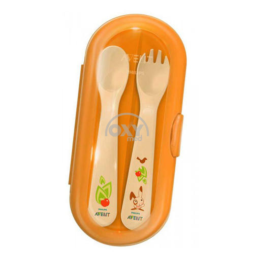 product-Набор ложка и вилка "AVENT" в футляре 12+ месяцев
