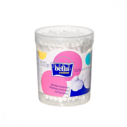product-Ватные палочки "Bella Cotton" (пластиковый стакан) №100