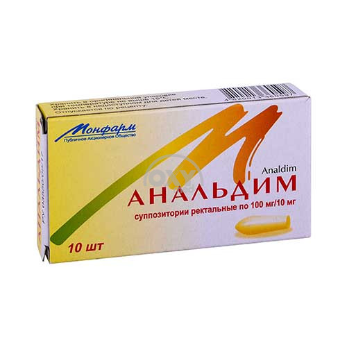 product-Analdim shamlar 100mg/10mg № 10