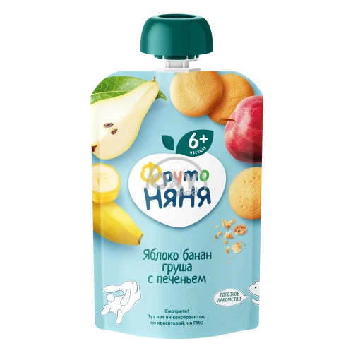 product-Пюре "Фруто-Няня" ябл.,бан.,груш. 90 гр