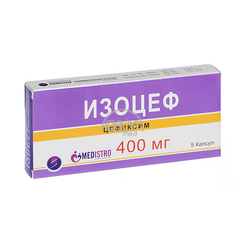 product-Isotsef 400 mg № 5 kapsulalar