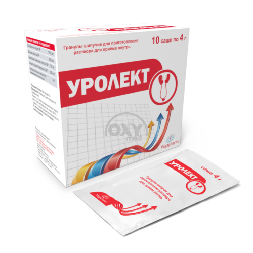 product-Уролект 4 мг №10 гранулы шипучие для приг. раствора для приема внутрь