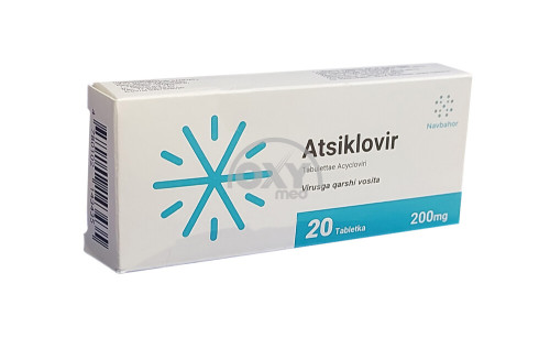 product-Acyclovir 200 mg No 20 tab.