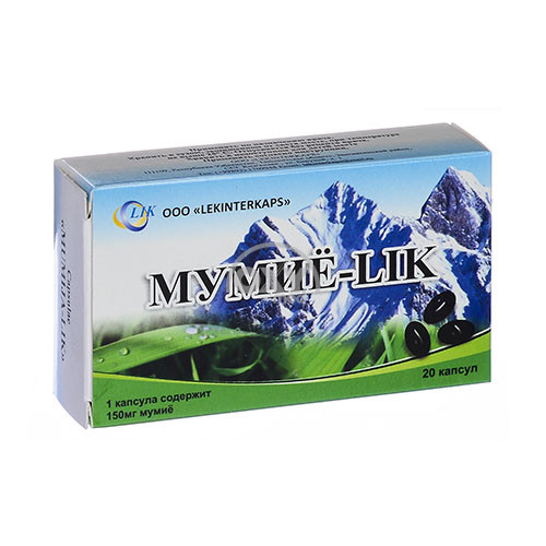 product-Мумиё-LIK 150мг №20 капс.