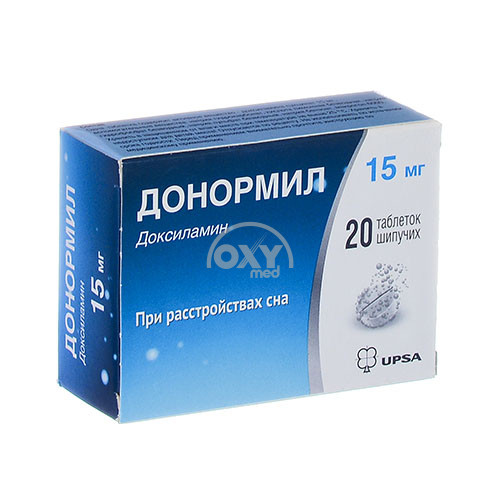 product-Donormil 15 mg № 20 ko'pikli planshetlar