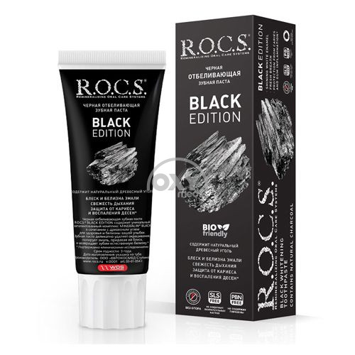 product-Зуб.паста ROCS Black Edition черная отбел.74г