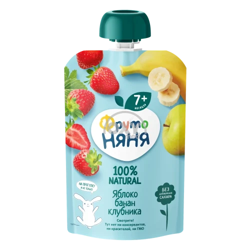 product-Десерт Фруто-Няня яблоко, банан, клубника 90г