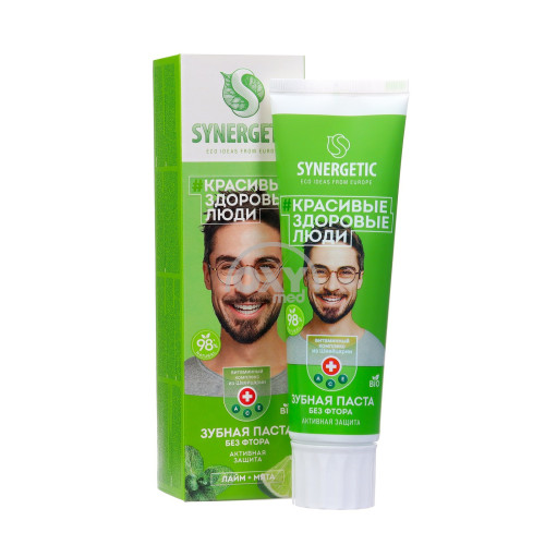 product-Зуб.паста "Synergetic" акт.защ.Лайм-мята 100гр