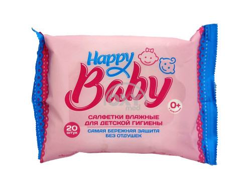 product-Салфетки влажные детские Happy Baby №20