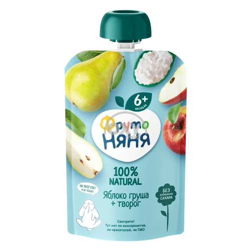 product-Пюре Фруто-Няня с творог.ябл.груша 90гр