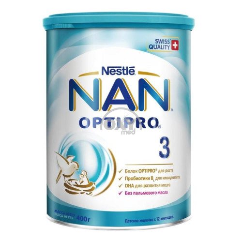 product-Quruq sut aralashmasi NAN No 3 Optipro 12m 400g
