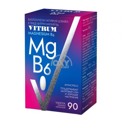 product-Vitrum Magnevit B6 № 90 yorlig'i.