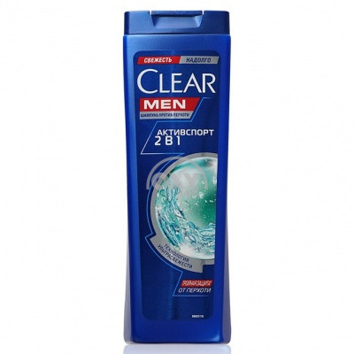 product-Шампунь активспорт 2 в 1 Clear Men, 400 мл