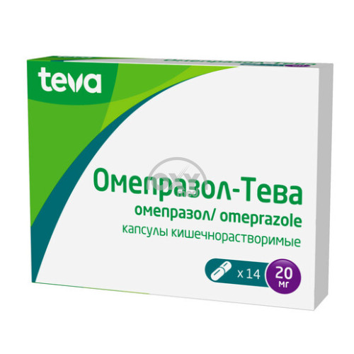 product-OMEPRAZOL-TEVA ENTERIK KAPSULALAR 20 MG 14