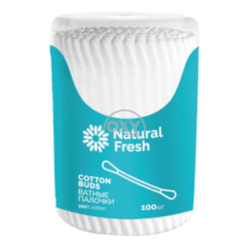 product-Ватные палочки Natural Fresh, №100 (квадратный)
