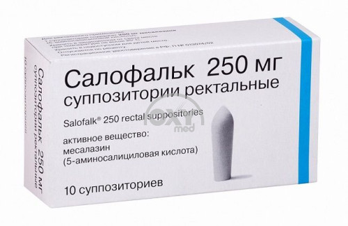 product-Салофальк, 250 мг, суппозитории ректальные №10