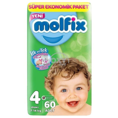product-Подгузники-трусики детские Molfix, размер 4, №60