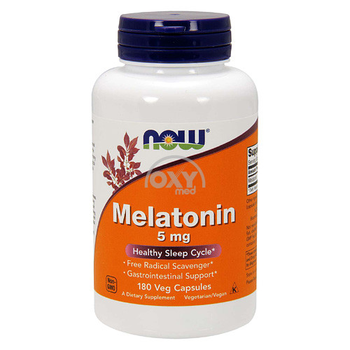 product-Мелатонин NOW, 5 мг, капс. №180
