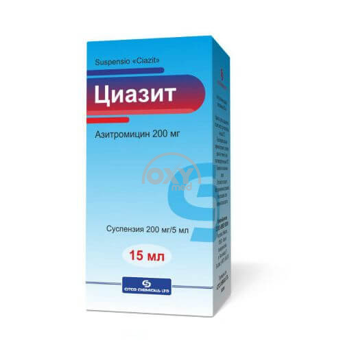 product-Og'iz orqali qabul qilish uchun siyazit suspenziyasi 200 mg 5 ml 15 ml