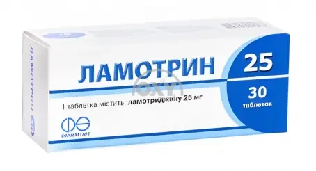product-Lamotrin, 25 mg, N30 tabletkalari