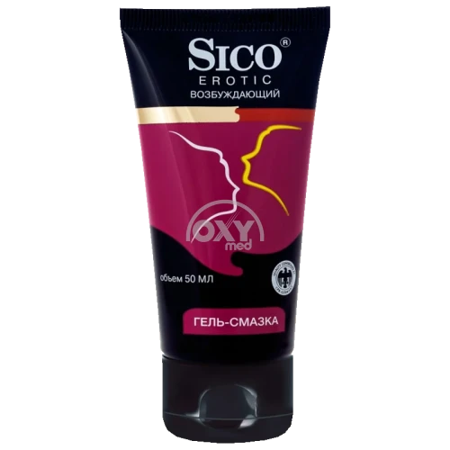 product-Jel moylash vositasi Sico, Erotik (hayajonli), 50 ml