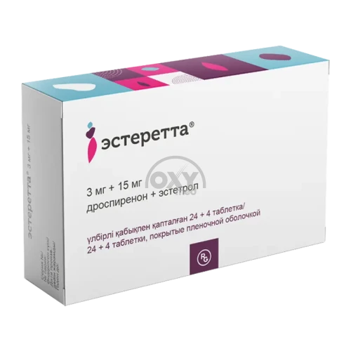 product-Эстеретта 3 мг/14,2 мг №28 таблетки (1х28)