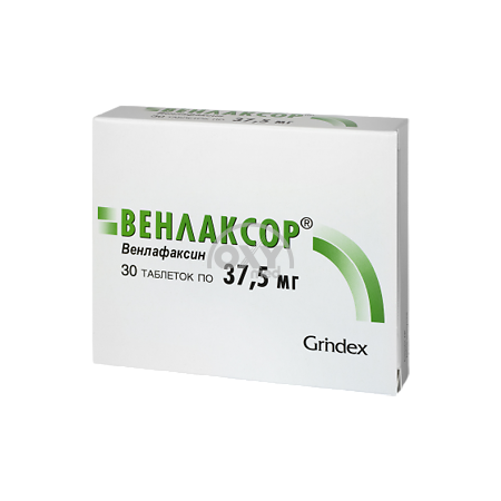 product-Венлаксор 37,5 мг таблетки №30*