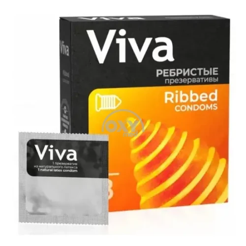product-Презервативы VIVA №3 ребристые