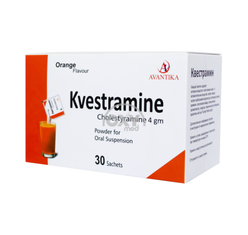 product-Квестрамин, 4 г, пакетики №30