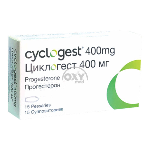 product-Циклогест, 400 мг, таб. ваг. №15