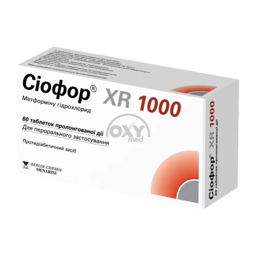 product-Siofor XR 1000 1000 mg No 60 tab.