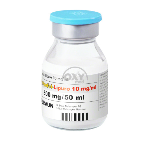 product-Пропофол-липуро, 1%, 10 мг/мл, 50 мл, флак. №10