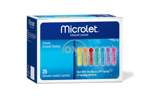 product-Ланцеты цветные Microlet №25 с силиконовым покрытием стерильные