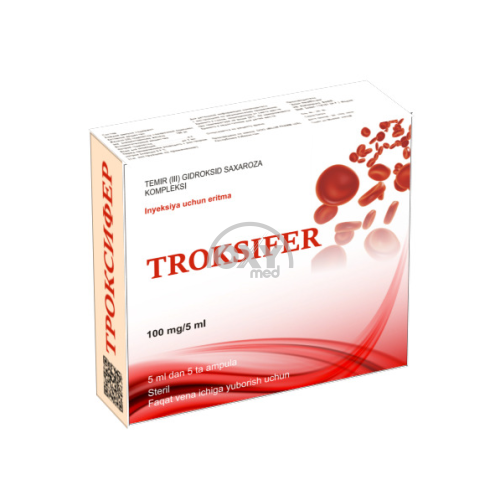 product-Троксифер, 100 мг/5 мл, 5 мл, амп. №5