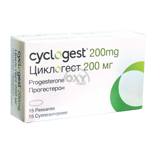 product-Циклогест, 200 мг, таб. ваг. №15