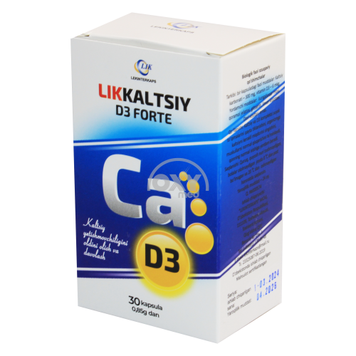 product-Likcalcium D3 forte 0,85g No 30 kapsulalar