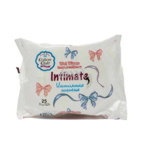product-Салфетки влажные Cotton Club для интимной гигиены №25