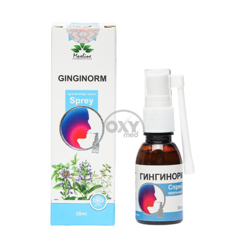 product-Ginginorm, 30 ml, buzadigan amallar.