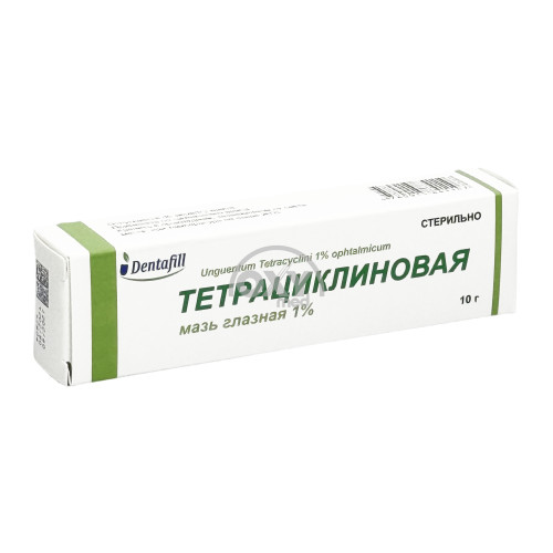 product-Tetratsiklin, 1%, ko'z malhami.