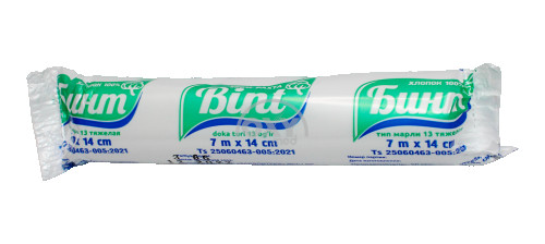 product-Бинт марлевый медицинский нестерильный 7м х 14см тип 13 тяж.