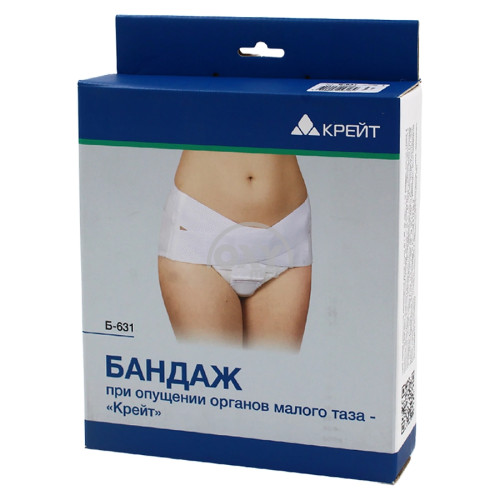 product-Tos suyagining prolapsasi uchun bandaj B-631№5 Oq sandiq