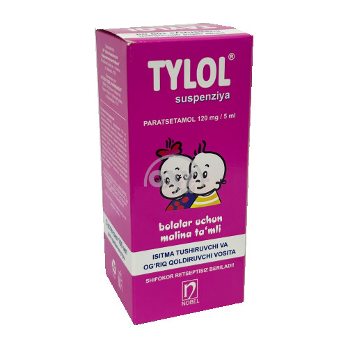 product-Тайлол 120мг/5мл 100мл малина суспензия