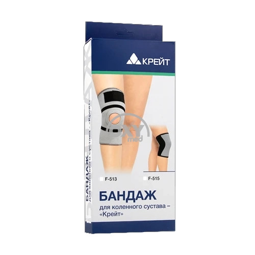 product-Бандаж для коленного сустава F-513 №1 "Крейт" серый