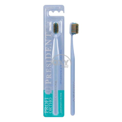 product-Зубная щётка PRESIDENT PROFI ORTHO ортодонтическая