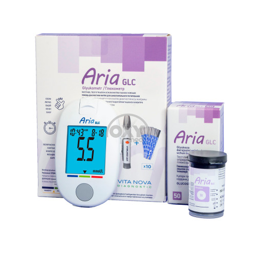 product-Глюкометр Aria GLC с компл. (с тест-полосками №10)